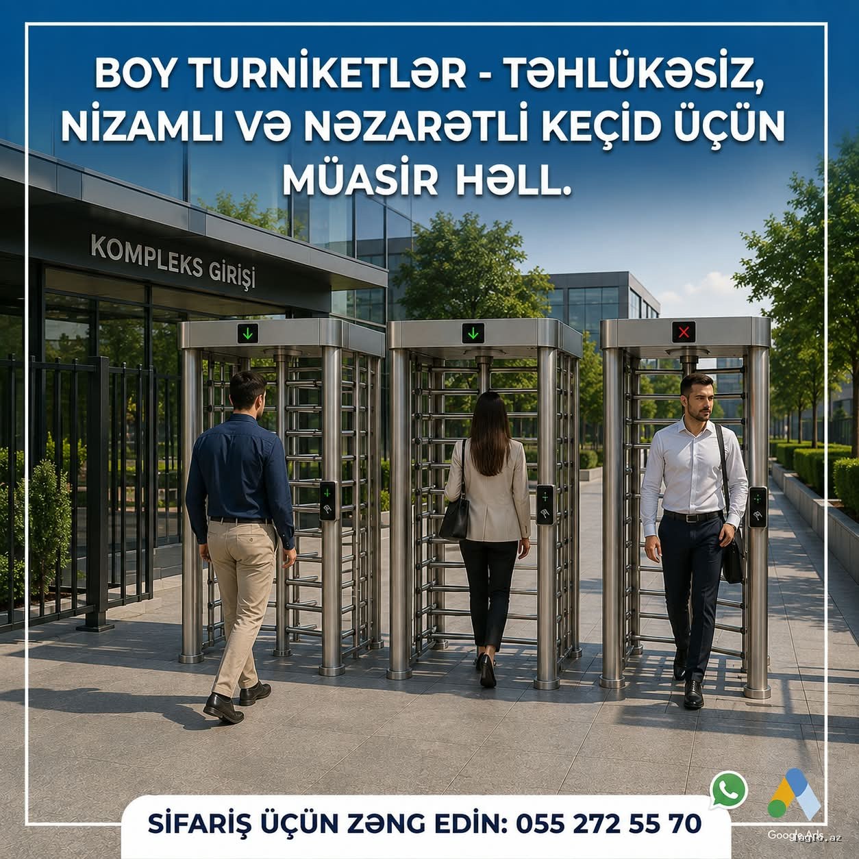 Boy Turniketlər 055 272 55 70