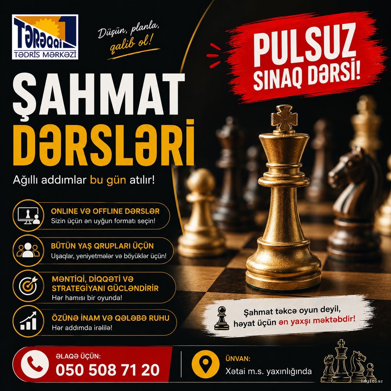 Şahmat hazırlığı