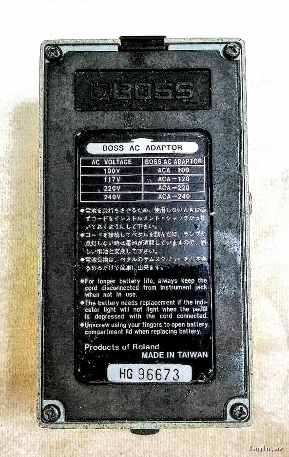 BOSS SD-1 gitara üçün overdrive pedalı