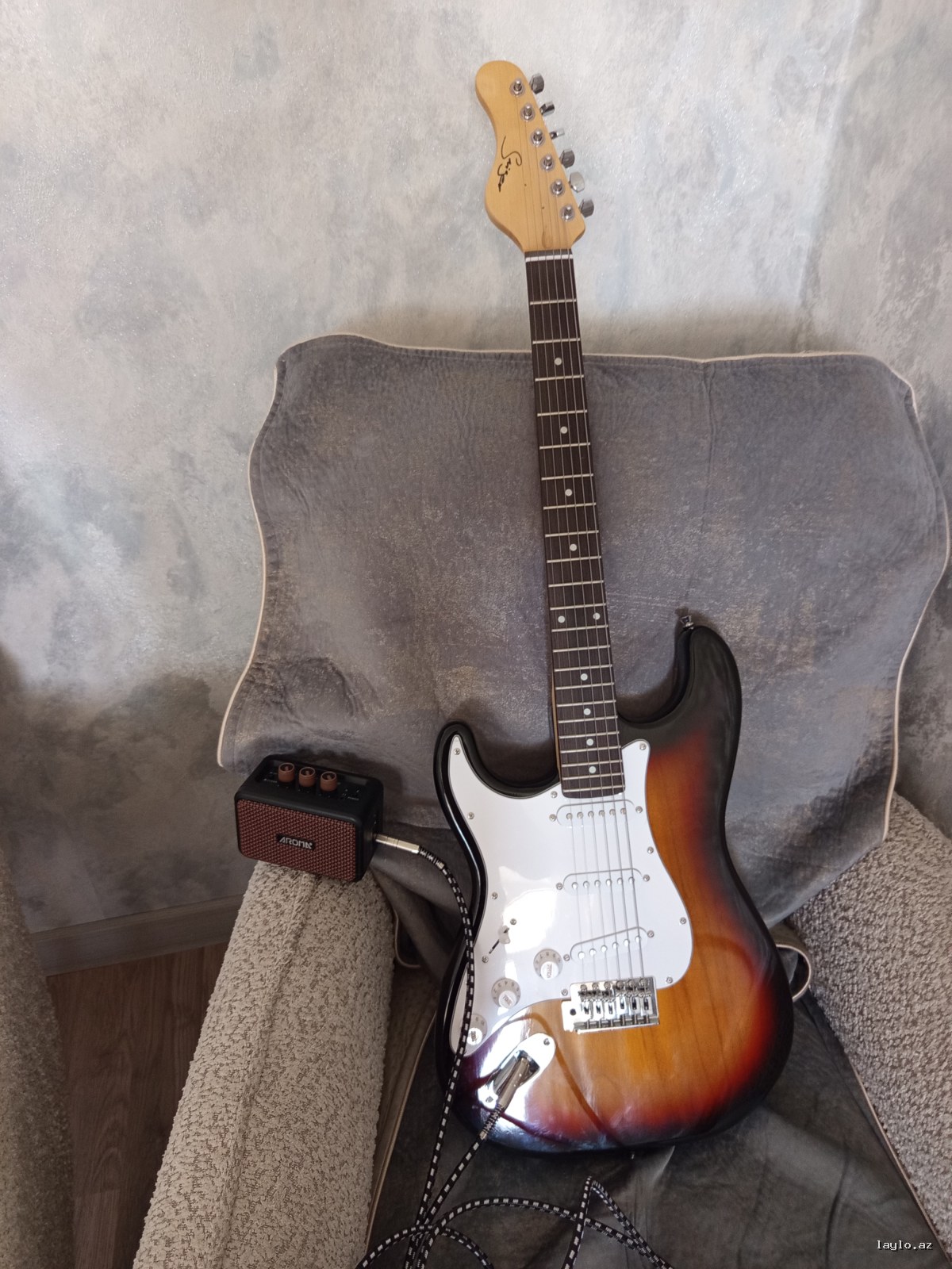 Elektro Gitar və Səsucaldıcı Satılır