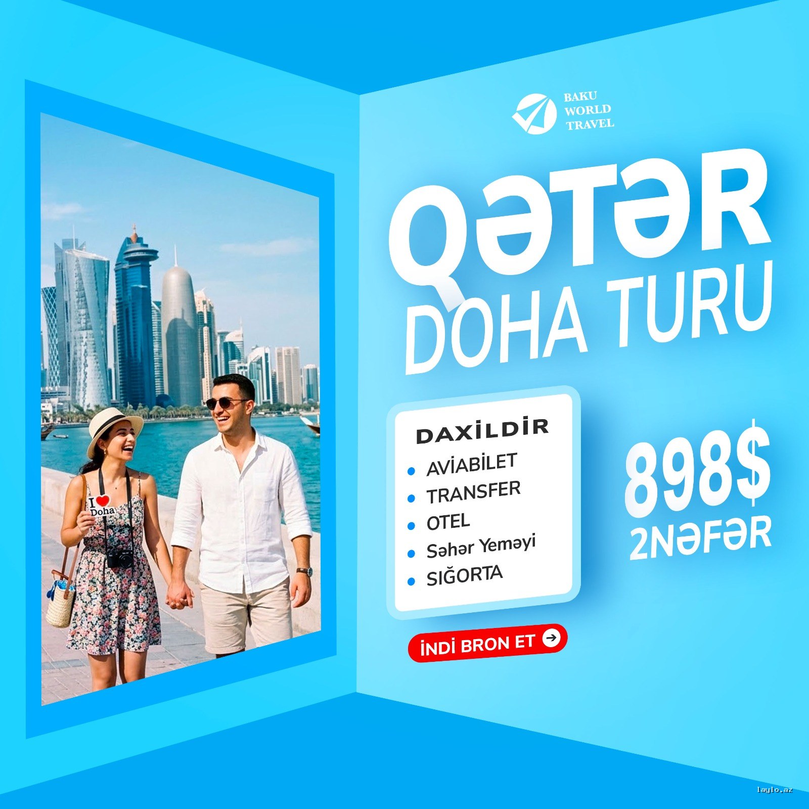2 nəfərlik Doha turu