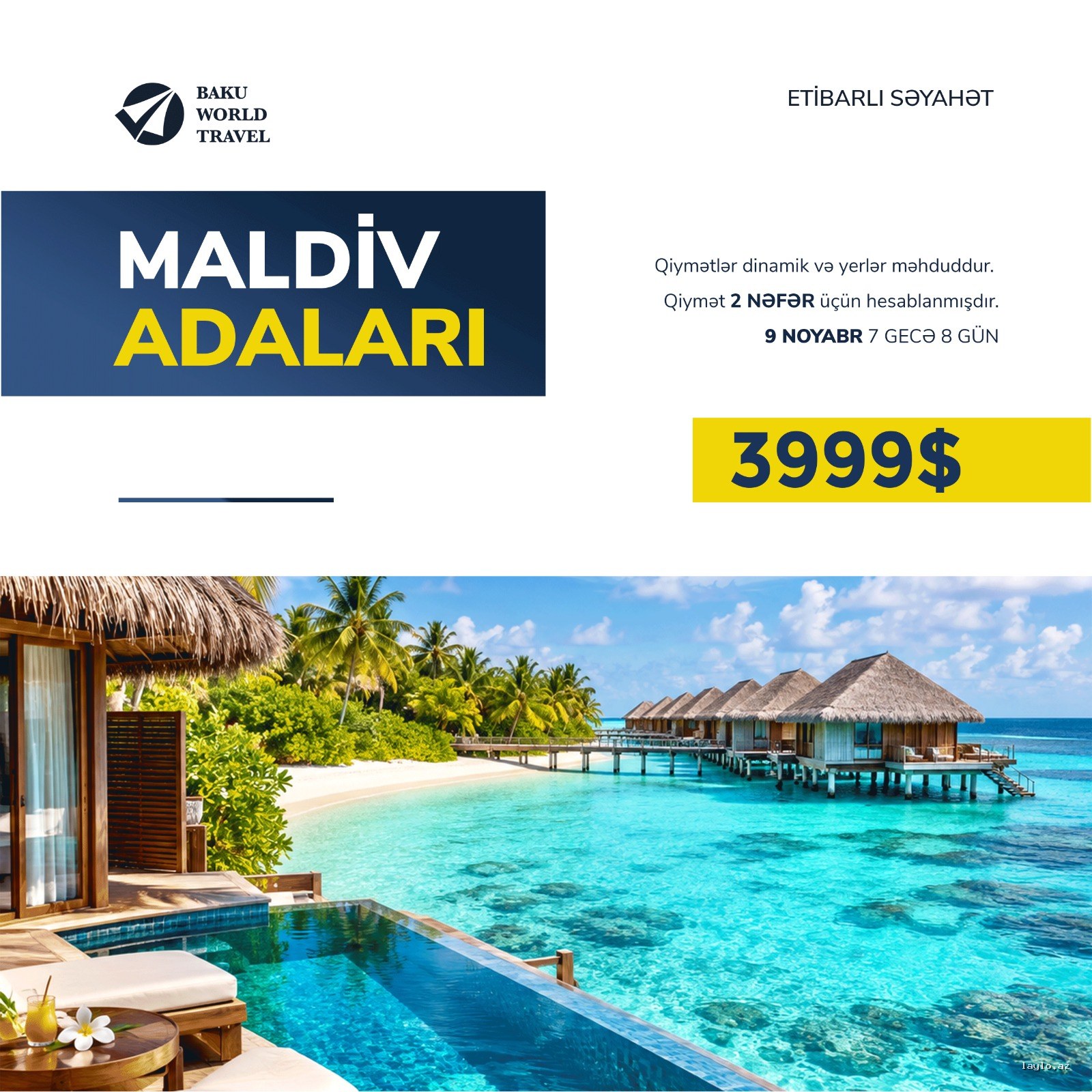 2 nəfərlik Maldiv turu