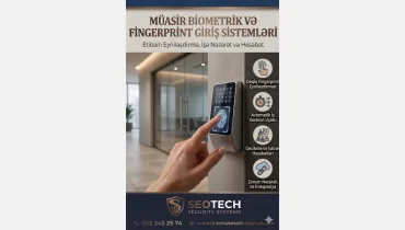 Barmaq izi ilə biometrik giriş sistemləri 055 245 25 74