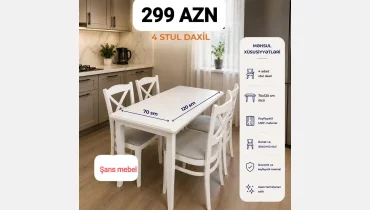 Masa ve oturacaqlar
