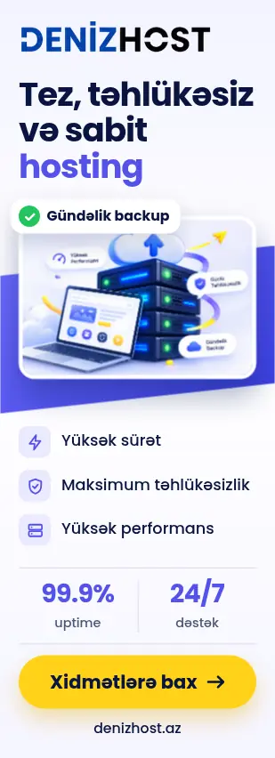 Saytınız üçün sürətli hostinq