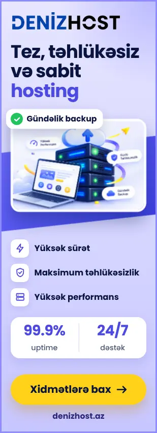 Saytınız üçün sürətli hostinq